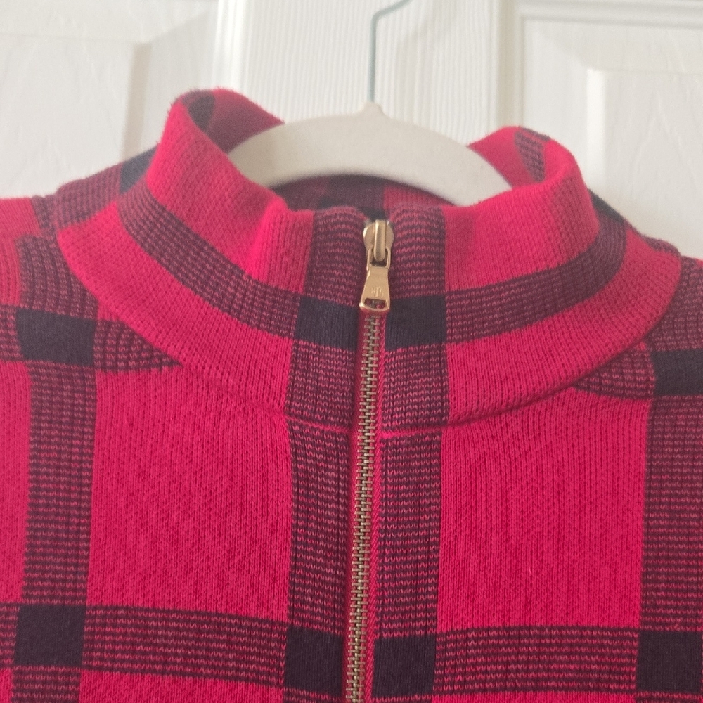 Ralph Lauren Women's Red and Black Bomber Jacket - Picture 6 of 7